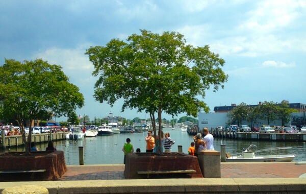 City Dock in Downtown Annapolis Maryland