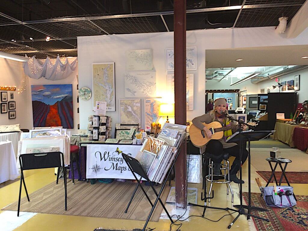 Alison Toms at Holiday Pop-up